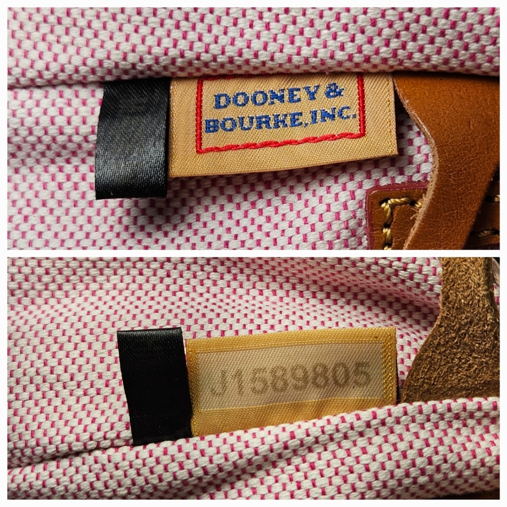 Dooney & Bourke 11.5x9x5" Bag Barlow Croc Embossed Florentine Vacchetta Leather - Picture 13 of 14